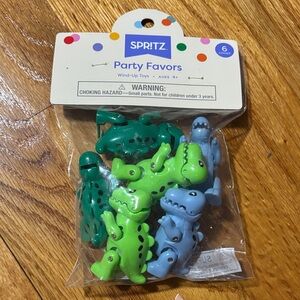 Spritz Colorful Dinosaur Wind-Up Toys